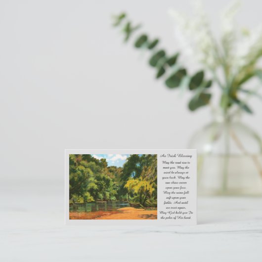 Carte de bénédiction de prière commémorative Ozark (Debout devant)