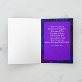 Carte de bénédiction de protection de cimetière (Intérieur)