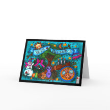 Carte de Bénédiction de Yule