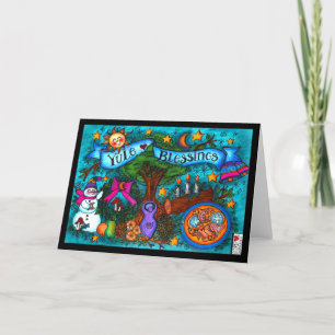 Carte de Bénédiction de Yule