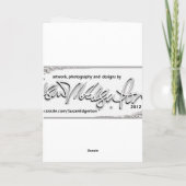 Carte de bénédiction du mariage irlandais (Dos)