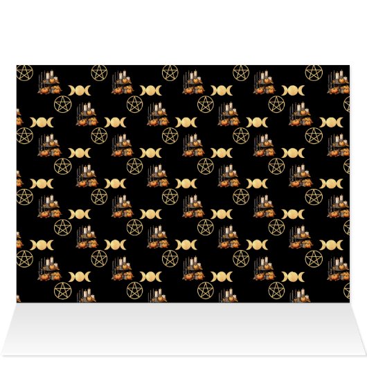 Carte de Bénédiction Samhain (Intérieur Horizontal (Haut))