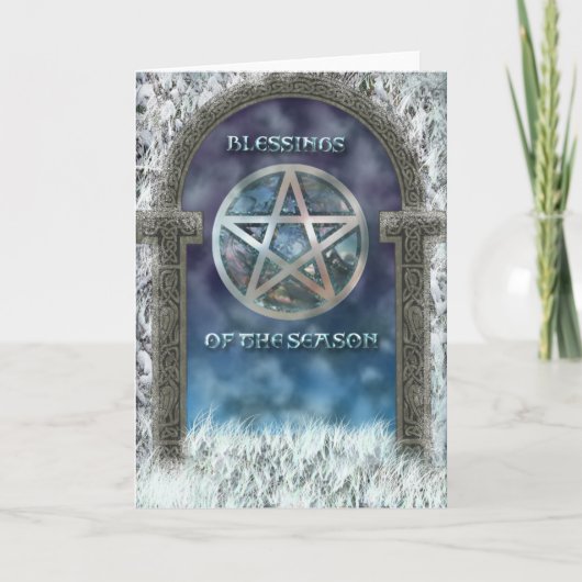 Carte de bénédictions de Noël (Devant)