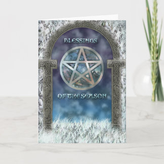 Carte de bénédictions de Noël