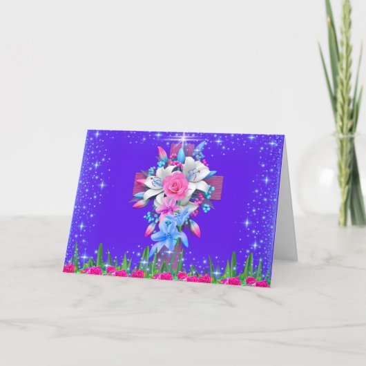 Carte de Bénédictions de Résurrection (Devant)