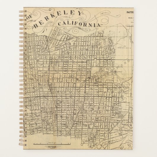 Carte de Berkeley, Californie (Devant)