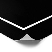 Carte de Berlin - Berlin Carte noire Poster (Coin)