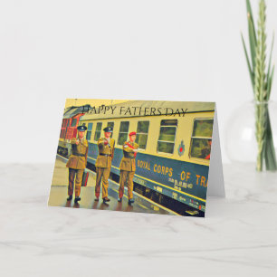Carte de Berlin Train Militaire Fête des Pères