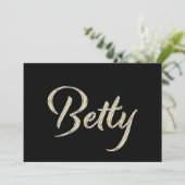 Carte de Betty white gold (Debout devant)