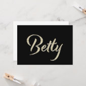 Carte de Betty white gold (Devant/Arrière en situation)