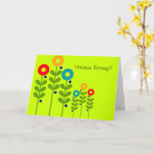 Carte de bibliothécaire à la retraite Floral (Fleur jaune)