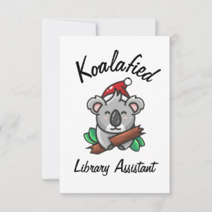Carte de bibliothécaire assistante Koalafied