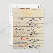 Carte de bibliothèque 23322 (Devant / Derrière)