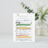 Carte de bibliothèque 3503 (Debout devant)