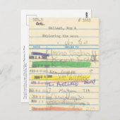 Carte de bibliothèque 3503 explorant la lune (Devant / Derrière)