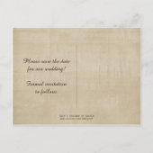 Carte de bibliothèque ancienne vintage pour l'arri (Dos)