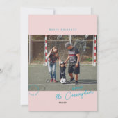 Carte de bibliothèque Bilan annuel Carte de vœux f (Dos)