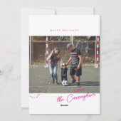 Carte de bibliothèque Bilan annuel de l'année Cart (Dos)