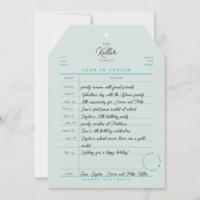 Carte de bibliothèque Bilan annuel de l'année Cart