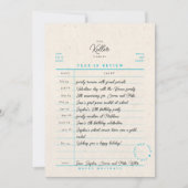 Carte de bibliothèque Bilan annuel Fête de fin d'a (Devant)