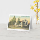 Carte de bibliothèque de Moscou Idaho Carnegie (Fleur jaune)