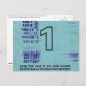 Carte de bibliothèque publique Ilium no 1 (Devant / Derrière)