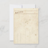 Carte de bibliothèque RSVP (Dos)