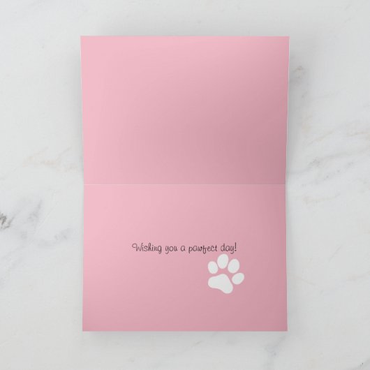 Carte de Bichon Frise (Intérieur)