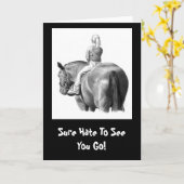 CARTE DE BIEN-ÊTRE : FILLE : CHEVAL : ART PÉNITENT (Fleur jaune)