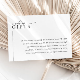 Carte de bien-être minimaliste Mariage