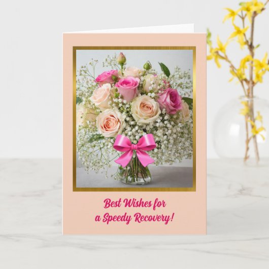 Carte de bien-être pour les roses (Fleur jaune)