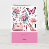 Carte de bien-être pour ma fille (Dos)