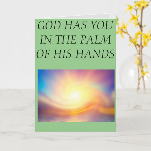 Carte de bien-être Religed (Fleur jaune)