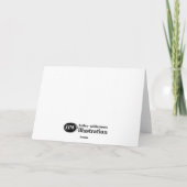 Carte de bienheureuse pour bébé fille (Dos)