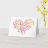 Carte de bienvenue (Fleur jaune)