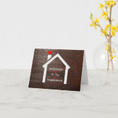 Carte de bienvenue dans le quartier (Fleur jaune)