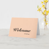 Carte de Bienvenue dans l'Équipe (Fleur jaune)