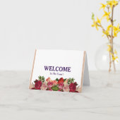 Carte de bienvenue dans l'équipe (Fleur jaune)