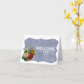 Carte de Bienvenue dans l'Équipe (Fleur jaune)
