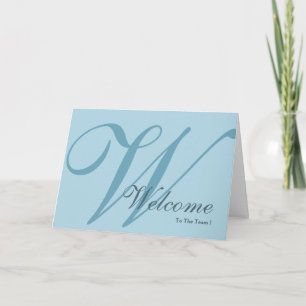 Carte de Bienvenue dans l'Équipe Monogramme