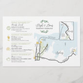 Carte de bienvenue du jour de mariage AUS - pour S (Devant)