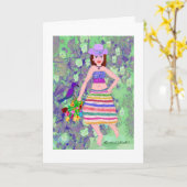 Carte de bienvenue estivale (Fleur jaune)