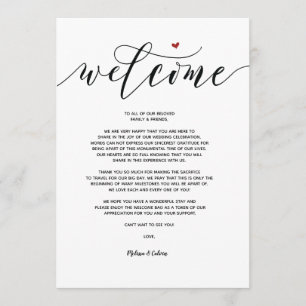 Carte de bienvenue et d'itinéraire de mariage mode