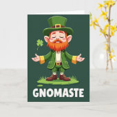 Carte de bienvenue Gnomaste (Fleur jaune)