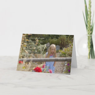 Carte de bienvenue Merci enfant