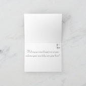 Carte de bienvenue pour nouveau-né (Intérieur)