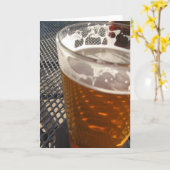 Carte de bière (Fleur jaune)