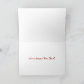 Carte de bijou de Joyeux Noël (Intérieur)