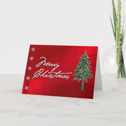 Carte de bijou de Joyeux Noël (Devant)