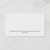 Carte de bijoutier (Dos)